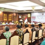 RAKOR: Sekretaris Daerah Kalteng,Nuryakin, pimpin rakor pencegahan tindak pidana korupsi, di Aula Eka Hapakat, Jumat (12/5/2023). (foto:ist)