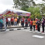 GERMAS : Sekretaris Daerah (Sekda) Kalteng, Nuryakin, buka Germas, di Halaman Kantor Gubernur Kalteng, Jumat (19/5/2023).(foto:ard)