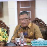 MONEV: Kepala Kesbangpol Kalteng, Katma F. Dirun buka kegiatan Monitoring dan Evaluasi (Monev) Perluasan Kesempatan Kerja Provinsi Kalimantan Tengah Tahun 2023, yang diselenggarakan di Aula Hotel Nascar Family Palangka Raya, Kamis(27/7/2023). (foto:ist)