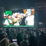 TABLIGH AKBAR: Terlihat para jamaah sangat antusias menghadiri tabligh akbar Al-Habib Umar Bin Hafidz didampingi Gubernur Kalteng, Sugianto Sabran, di Stadion Tuah Pahoe, Rabu (23/8/2023). (Foto: ard)