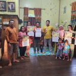 Caleg DPRD Kota Palangka Raya dari Partai Golkar, Salihran saat mengunjungi warga di Kelurahan Tanjung Pinang, Kota Palangka Raya (Foto : Ist)