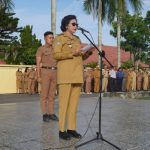 Awal tahun 2024, Pj bupati Lamandau pimpin apel gabungan ASN