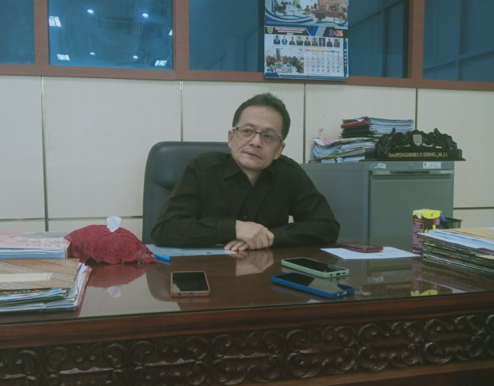 Anggota DPRD Provinsi Kalteng, Yohannes Freddy Ering (Foto : Nopri)