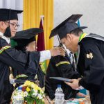 Acara wisuda di Aula Palangka Periode Juni 2024 di Aula Palangka, Universitas Palangka Raya (Foto : Ist)