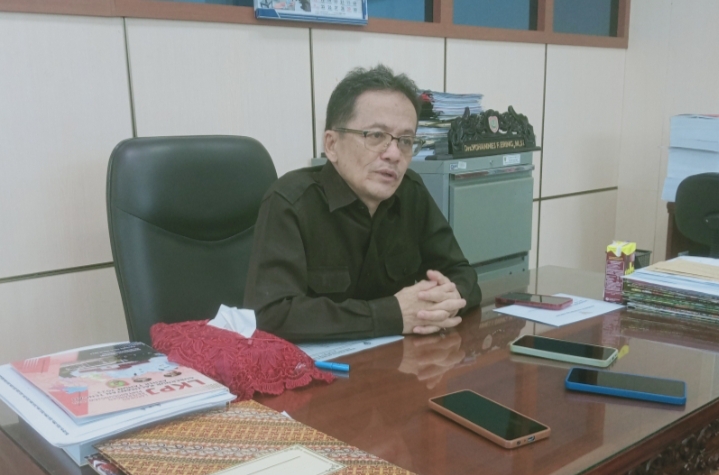 Anggota DPRD Provinsi Kalteng, Yohannes Freddy Ering (Foto : Nopri)