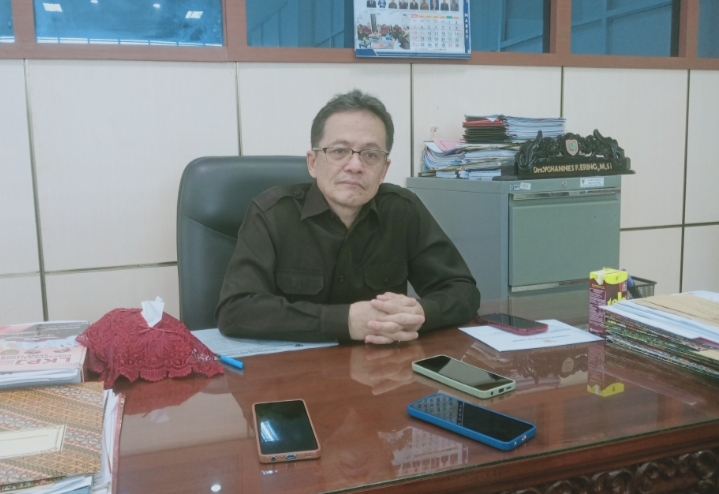 Anggota DPRD Provinsi Kalteng, Yohannes Freddy Ering (Foto : Nopri)