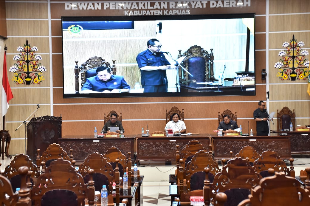 Rapat Paripurna dengan Agenda Jawaban Kepala Daerah Atas Pemandangan Umum Fraksi-fraksi Pendukung Dewan Terhadap RAPBD Perubahan Tahun Anggaran 2024 (Foto : Ist)