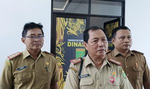 Asisten III Sekretariat Daerah (Setda) Barito Selatan, Mirwansyah saat diwawancarai.