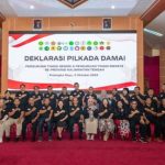 Deklarasi Pilkada Damai di Aula Rahan, Universitas Palangka Raya (Foto : Ist)