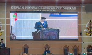 PARIPURNA: Suasana Rapat Paripurna Ke 3 Masa Persidangan I Tahun Sidang 2024. Bertempat di Ruang Rapat Paripurna DPRD setempat, Senin (18/11/2024). (foto:ist)