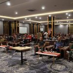 Ketua Pembina Kerohanian Kristen sekaligus Kepala Badan Perencanaan Pembangunan Riset dan Inovasi Daerah (Bapperida) Kalteng, Leonard S Ampung mewakili Gubernur buka Musyawarah Wilayah (Muswil) Persekutuan Gereja-Gereja dan Lembaga-Lembaga Injil Indonesia (PGLII) Kalteng, di Aula Hotel Altrue Palangka Raya, Jumat (24/1/2025). 