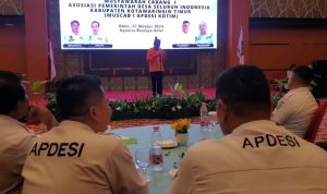 Asosiasi pemerintah desa seluruh indonesia (apdesi) Kotim menggelar musyawarah cabang (muscab) untuk yang pertama kalinya