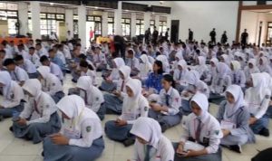 SELEKSI : Sebanyak 268 pelajar di Kabupaten Kotawaringin Timur (Kotim) mengikuti seleksi calon pasukan pengibar bendera pusaka (Paskibraka) Tahun 2025, di Gedung Serbaguna, Sampit, Rabu (25/2/2025). (foto:Bahri)
