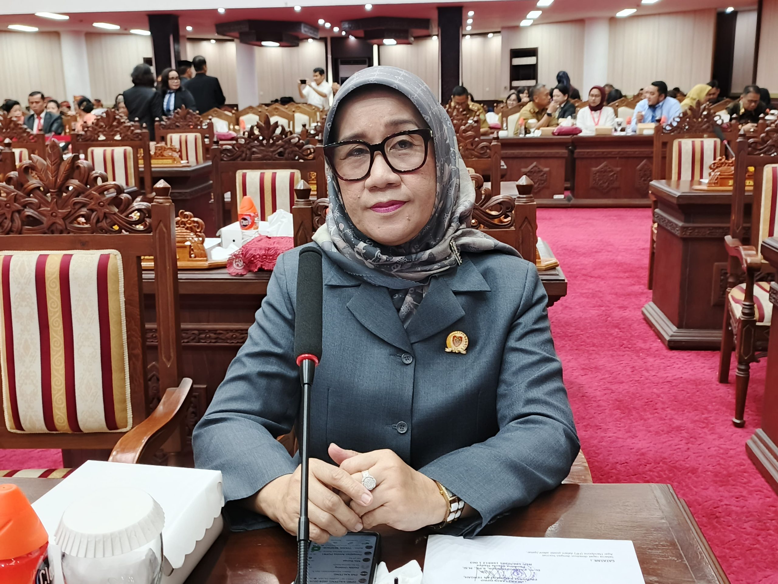 Ketua Komisi II DPRD Provinsi Kalteng, Siti Nafsiah (Foto : Nopri)