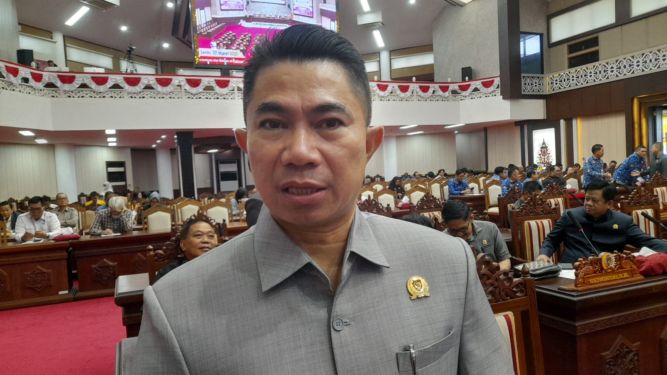Sekretaris Komisi II DPRD Provinsi Kalteng, Junaidi (Foto : Nopri)