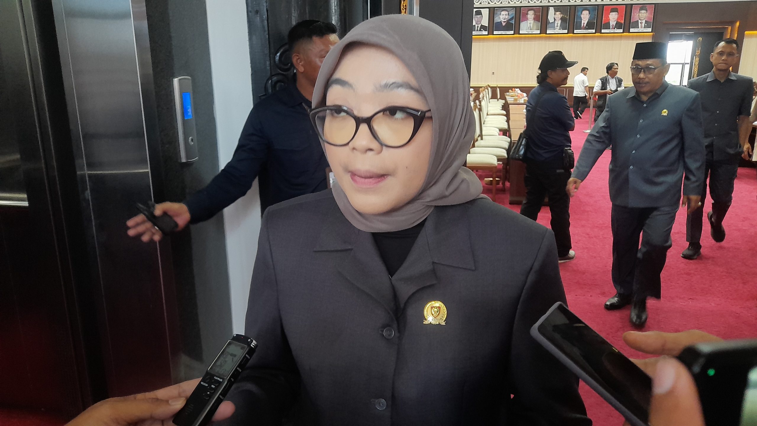 Wakil Ketua I DPRD Provinsi Kalteng, Riska Agustin (Foto : Nopri)