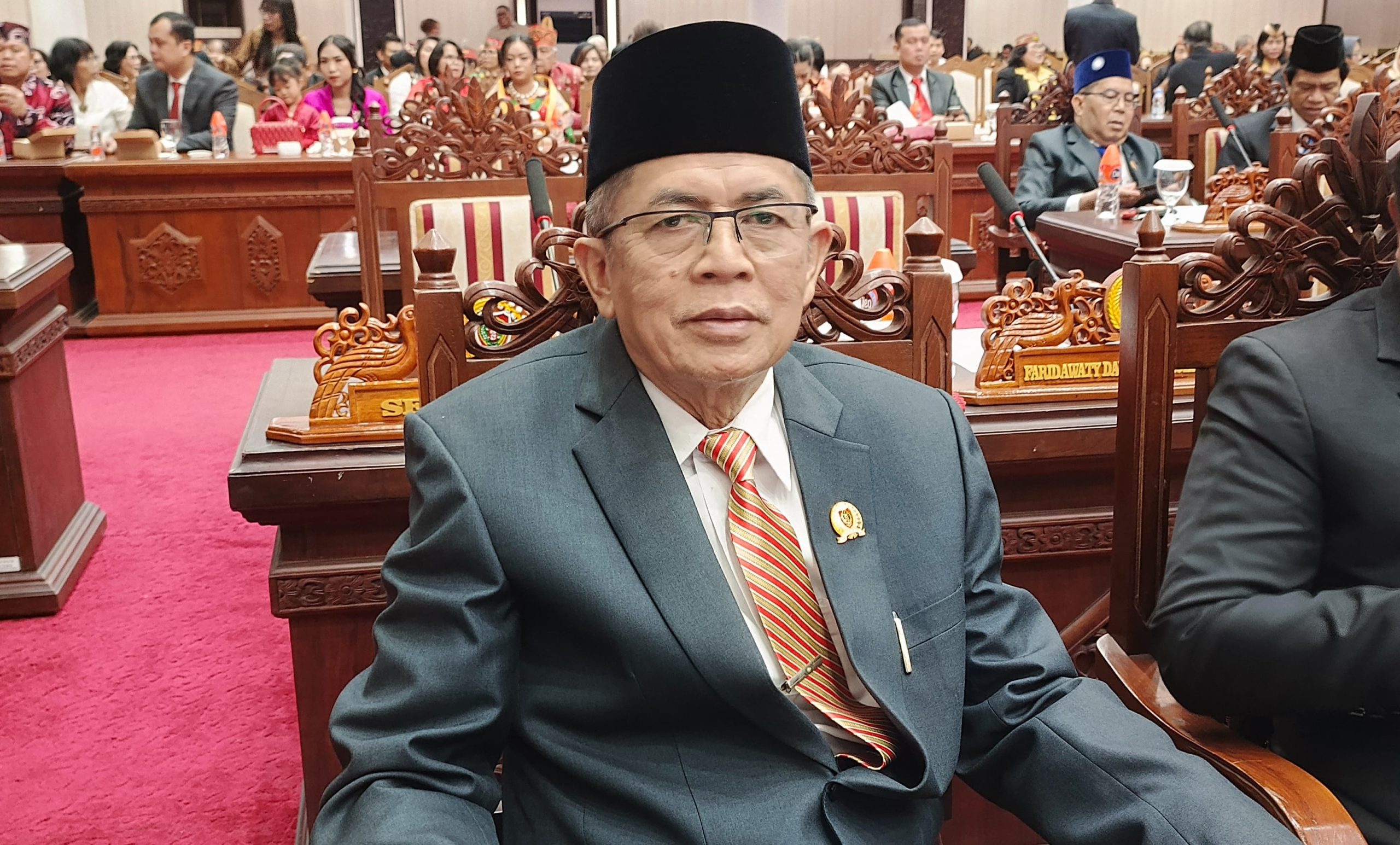 Ketua Komisi I DPRD Provinsi Kalteng, Muhajirin (Foto : Nopri)