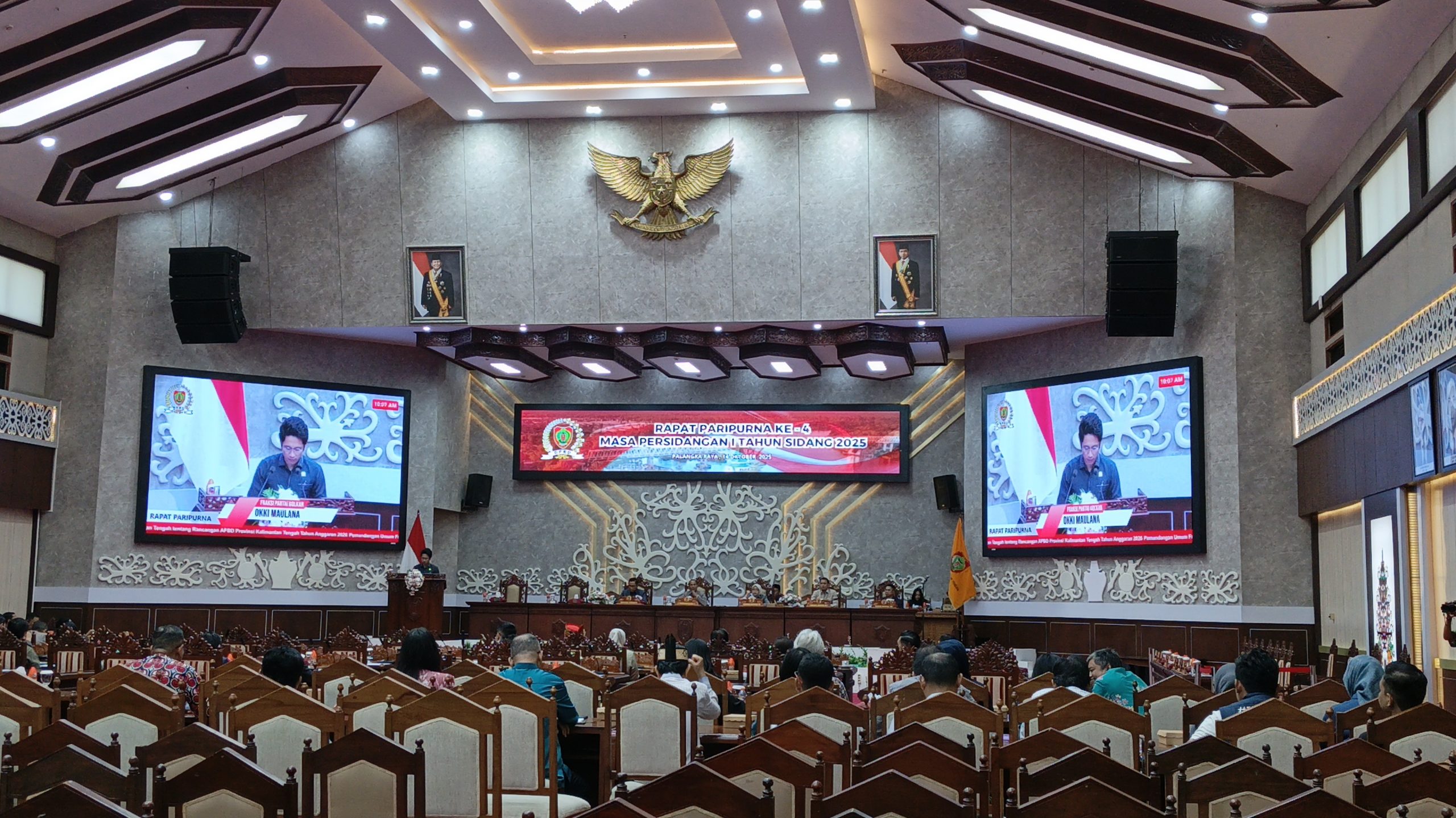 Juru Bicara Fraksi Partai Golkar DPRD Kalteng, Okki Maulana (Foto : Nopri)