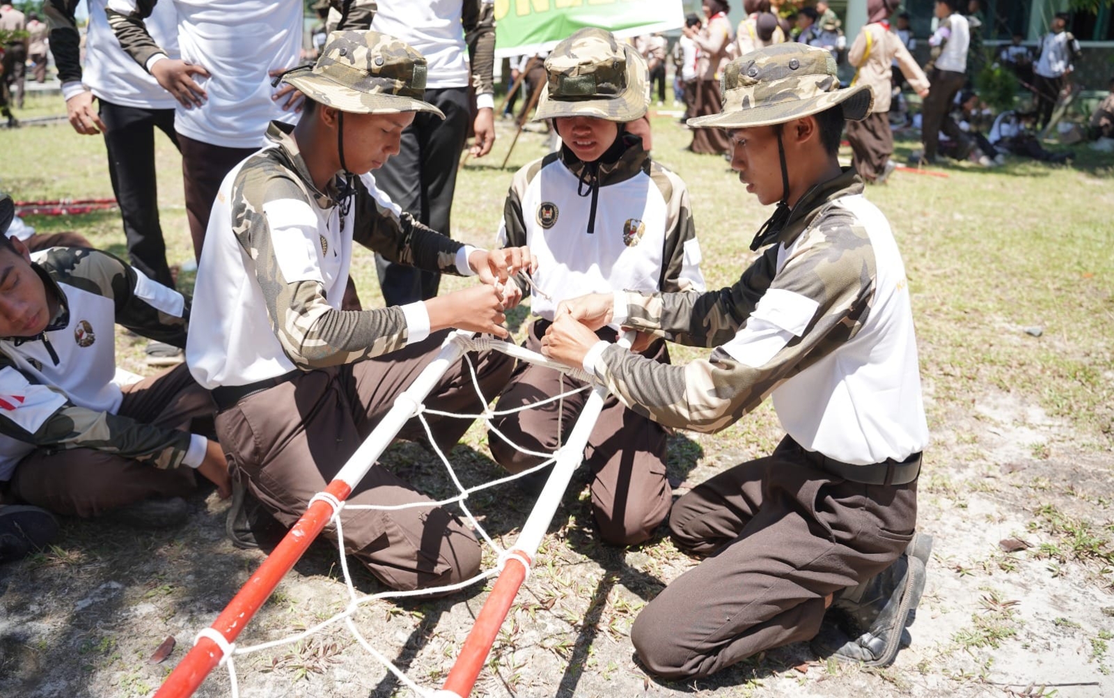 Kegiatan Persami Bela Negara KKRI di GOR Serbaguna, Kota Palangka Raya (Foto : Ist)