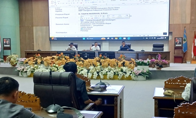 Suasana RDP di DPRD Kabupaten Barito Utara (Foto : Ist)