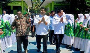 Kegiatan peluncuran program BMG perdana di MTsN Muara Teweh (Foto : Ist)