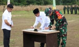 Pembukaan kegiatan TMMD Reguler ke-126 Tahun 2025 Kodim 1013/Muara Teweh (Foto : Ist)