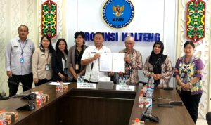 Pemkab Barito Utara melalui Badan KesbangPol melaksanakan MoU dengan BNN RI Perwakilan Kalteng (Foto : Ist)