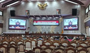 Rapat Paripurna ke-2 Masa Persidangan II Tahun Sidang 2026 di Gedung DPRD Kalteng (Foto : Nopri)